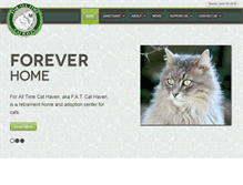 Tablet Screenshot of fatcathaven.org